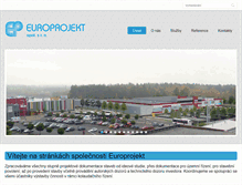Tablet Screenshot of europrojekt.com